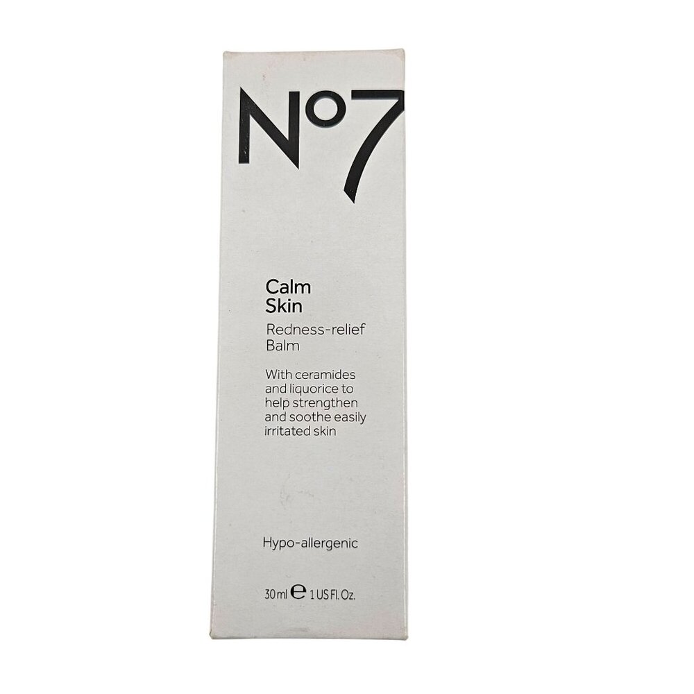 No7 Calm Skin Redness Relief Balm With Ceramides Liquorice 30ml HypoAllergenic